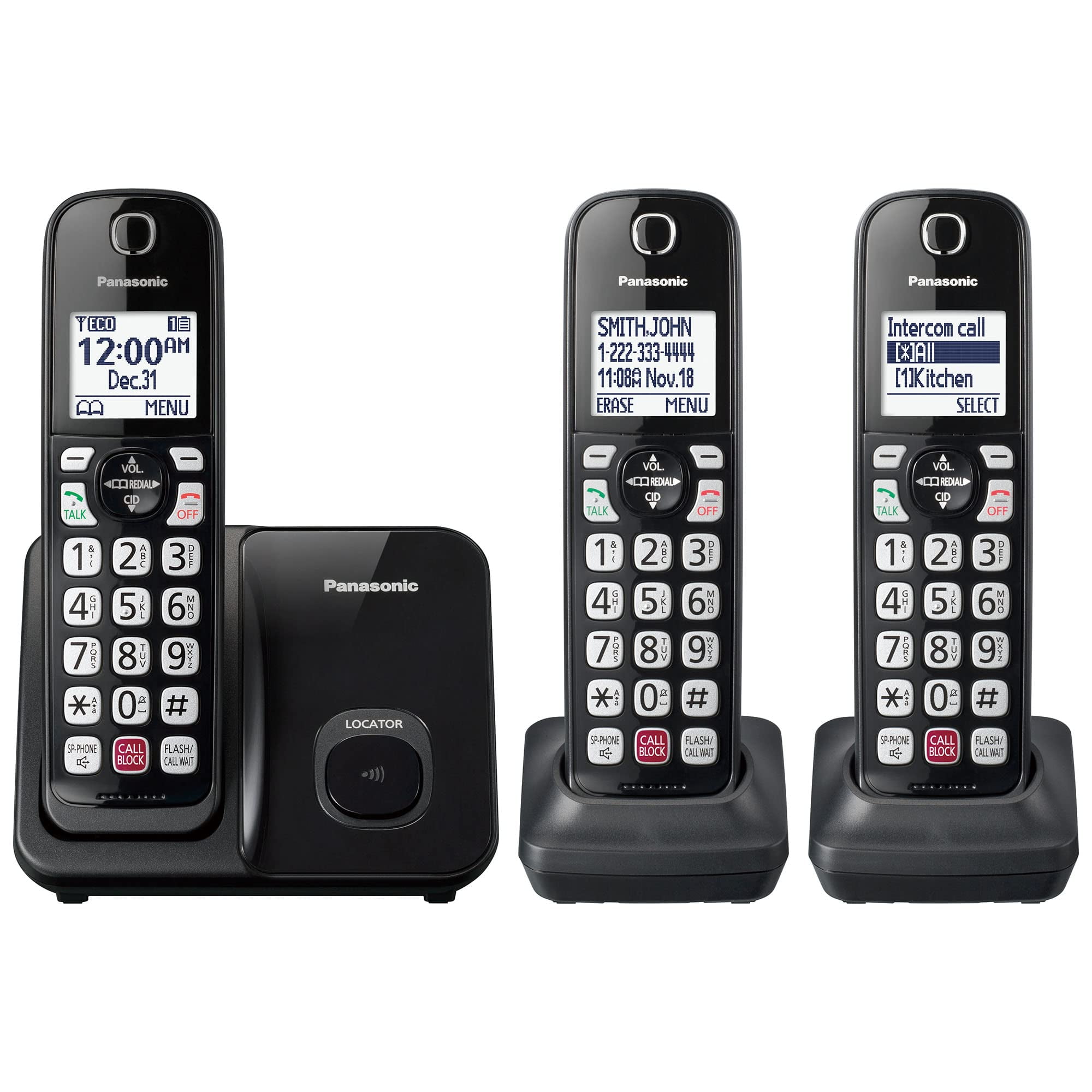 Teléfono Inalámbrico Panasonic Kx-tgd813b Con Bloqueo De Llamadas Avanzado