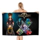 thumbnail image 1 of Kingdom Hearts Toalla de playa de secado rápido con diseño temático, regalo para mujeres y niñas, ideal para cumpleaños, fans, amantes de la música, uso en la playa o al aire libre, 78 × 180 cm, 1 of 6