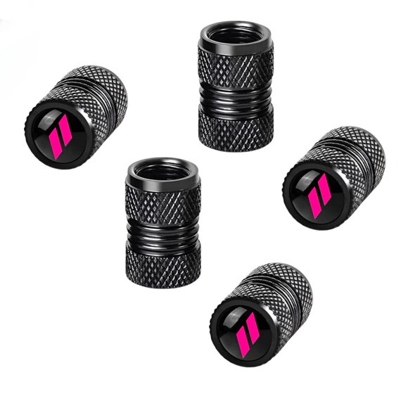 Tapas de válvula de neumático RUIHEDAHB 5 unidades (rosa)