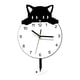 thumbnail image 4 of Reloj de pared con forma de gato, decoración del hogar, regalos de cumpleaños, reloj colgante de acrílico, reloj de pared moderno, silencioso para dor, 4 of 5
