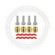 thumbnail image 2 of Kit De Manguera De Freno De Disco Hidráulico Para Bicicleta MTB, Herramientas De Reparación De Ciclismo, Universal, Blanco, 2 of 4
