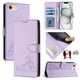 thumbnail image 5 of Funda tipo cartera FOXDOCK para iPhone SE 2022/2020 con soporte, ranuras, RFID, diseño de gato, 5 of 5