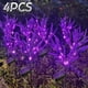 thumbnail image 1 of 2pcs/3pcs/4pcs Solar Outdoor Lights, Waterproof Garden Light For Outdoor Decor, Solar Powered Landscape Lights For Patio Yard Backyard Walkway Lawn Decoration, Pathway Flower Stake Lights, Lavender, 1 of 3