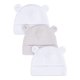 thumbnail image 1 of Gorro Gerber, 3 unidades, 100 % algodón, blanco con orejas, 1 of 3