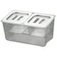 thumbnail image 4 of Compartimentos Extraíbles Del Carrito De Condimentos Refrigerados Para La Barra De Estación De Perritos Calientes Del Hotel 2 Compartimentos, 4 of 5