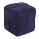 thumbnail image 4 of Taburete otomano reposapiés, asiento moderno para niños, taburete otomano estable para pies, taburete pequeño para casa, apartamento, sala de juegos, azul oscuro, 4 of 5