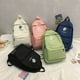 thumbnail image 2 of Teen School Bag for Girls Backpack Women Printing Bookbags Middle Student Schoolbag Large Black Cute Flowers Nylon Bagpack, 2 of 3