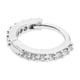 thumbnail image 5 of Peque?os Pendientes Huggie Cobre Zirconia Aro Pendientes Aro Plata 8mm, 5 of 5