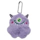 thumbnail image 3 of Lindo Monstruo De Peluche Con Ojos Grandes Llaveros De Coche Para Familiares Amigos Niños Niñas Violeta, 3 of 3