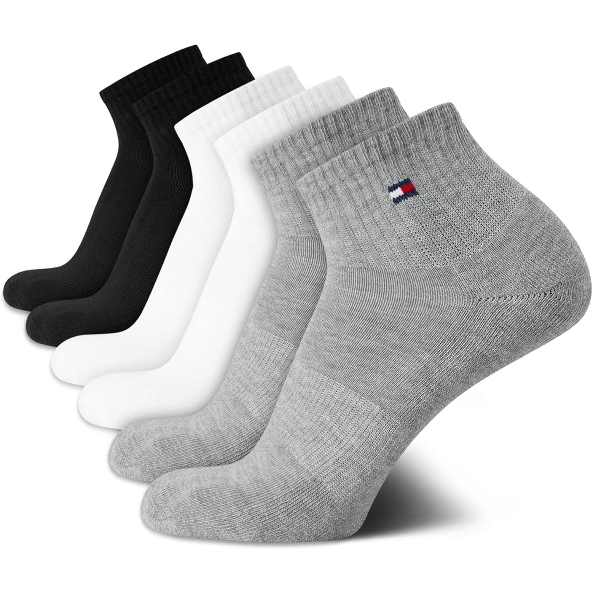 Calcetines Acolchados Tommy Hilfiger Para Hombre, Paquete De 6