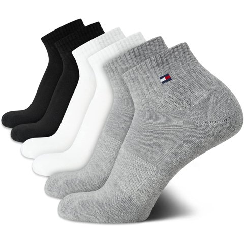 Calcetines Acolchados Tommy Hilfiger Para Hombre, Paquete De 6