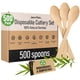 thumbnail image 1 of Juego de cucharas Jenvita 100% bambú (500 cucharas biodegradables), 1 of 9