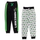 thumbnail image 1 of Pantalones Minecraft Mobs de forro polar para niños grandes, paquete de 2, para correr de 10 a 12, 1 of 7