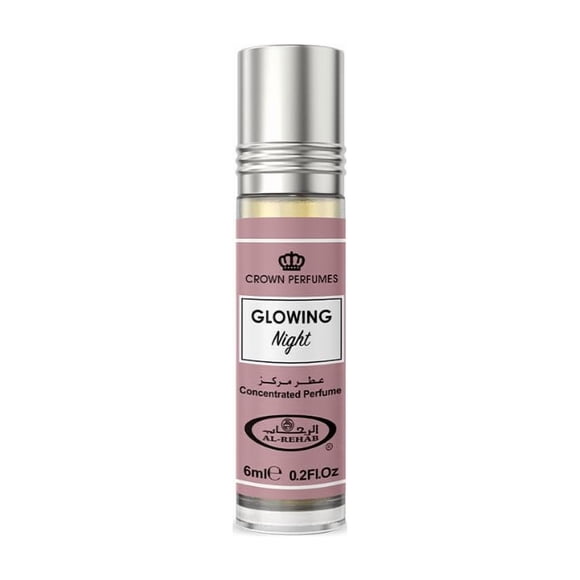 Al-Rehab Glowing Night Perfume Roll-On para Mujer, 6 ml
