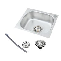 Bothyi - Fregadero De Cocina Con Manguera Coladora, Fregadero Para Uso Doméstico, Lavado De Platos, Tazón Individual