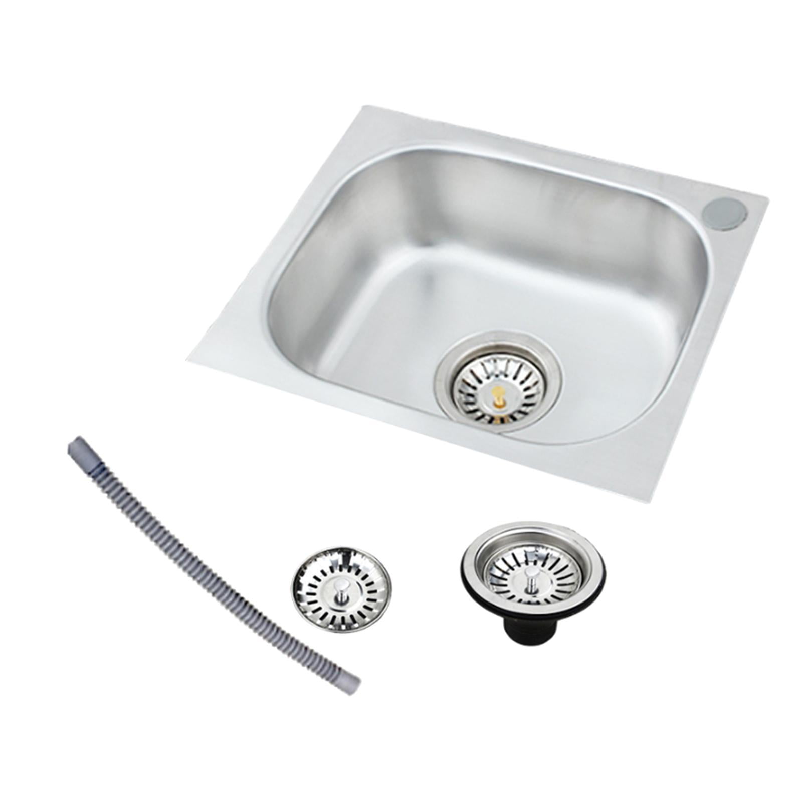 Bothyi - Fregadero De Cocina Con Manguera Coladora, Fregadero Para Uso Doméstico, Lavado De Platos, Tazón Individual