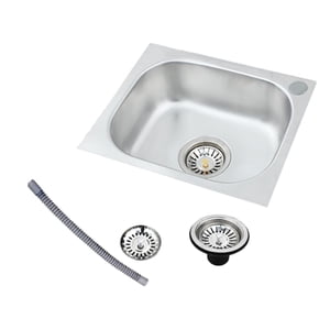 Bothyi - Fregadero De Cocina Con Manguera Coladora, Fregadero Para Uso Doméstico, Lavado De Platos, Tazón Individual