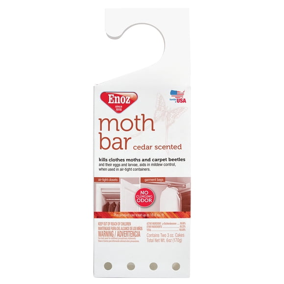 Shelf Enoz Moth Bar, eliminador de polillas con aroma a cedro