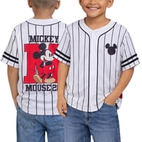 Camiseta Deportiva Para Niños Disney Mickey Mouse Talla 5-6 Negra