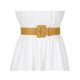 thumbnail image 4 of INSPIRE CHIC Cinturones Puros para Damas de Talla Grande, Cinturón de Cintura Ancho Ajustable con Hebilla Rectangular para Vestido 27.95-34.25" Amarillo, 4 of 4