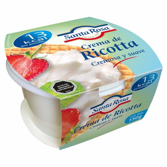 Queso Ricotta Pote 150 g Santa Rosa