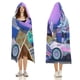 thumbnail image 3 of Battle Kitty Manta Capa con Capucha Anti-Bolitas, Manta de Lana Ártica Suave, Manta Portátil de Felpa Ligera y Lujosa, Poncho para Siesta en Casa y Oficina, 100*130cm, 3 of 6
