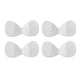thumbnail image 5 of 4x Almohadillas Inserciones Push Bra Copas Bikini Top Pecho Blanco, 5 of 5
