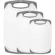 thumbnail image 1 of Juego de tablas de cortar HOMWE sin BPA con mangos antideslizantes, paquete de 3, 1 of 9