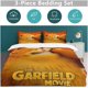 thumbnail image 5 of Cartoon Cat Three Piece Bedding Soft Cute Bed Suit, 5 of 5