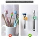 thumbnail image 2 of Soporte para cepillos de dientes iBetterLife para pared de ducha, silicona, negro, 2 of 3