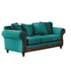 thumbnail image 2 of Sofa Rimini 3 C Tela Velvet Turquesa, 2 of 7