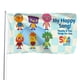 thumbnail image 1 of Noodle y Amigos Bandera impresa con temática, regalo perfecto para fanáticos, amigos y familiares, y adecuada para actividades al aire libre e interiores, decoraciones de fiesta. 60*90CM, 1 of 6