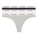 thumbnail image 1 of Tanga Calvin Klein Carousel para mujer, color negro, blanco y gris, talla S, 1 of 3