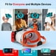 thumbnail image 4 of Auriculares VR para Nintendo Switch y Switch OLED, con lentes HD ajustables, cómoda correa para la cabeza, Labo VR Kit Gafas 3D para Switch Accesorios-Blanco y azul, 4 of 7