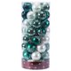 thumbnail image 1 of 50 Piezas De Adornos De Bolas De Navidad Para Decoración Del Hogar Del árbol De Navidad Verde Blanco, 1 of 5