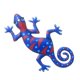 thumbnail image 3 of Metal Gecko Decoración De Pared Lizard Hang Para El Hogar, Jardín, Patio, Valla, Ornamento, Azul 3, 3 of 5
