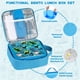 thumbnail image 4 of Lonchera Bento JXXM 1.6L con termo de 240ml a prueba de fugas azul, 4 of 7