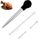 thumbnail image 2 of Turquía Baster para cocinar, acero inoxidable Turquía Baster jeringa con cepillo de limpieza y inyector de marinada, negro, 2 of 3