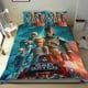 thumbnail image 1 of La Mala Subasta Conjunto de sábanas temático, trío de piezas, cómodo y amigable con la piel, diseño único, regalo de decoración para el hogar para familiares, amigos y fans,140cm *210cm, 1 of 6