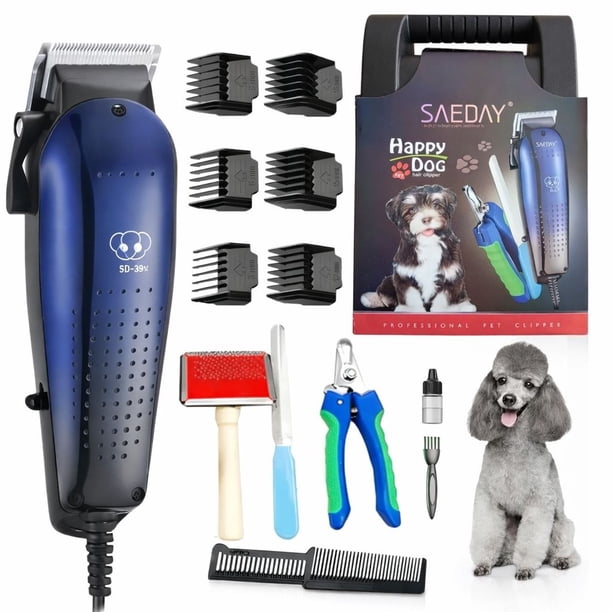 Kit Maquina Cortadora de pelo Para Mascota Saeday Sd-833 Profesional Premium