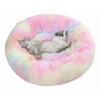 Center Web - Cama Mascota Antiestres Perro Gato De 50 Cms Ultrasuave Rosa