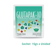 Enterex - Suplemento Glutamina Glutapak-10, Sobre De 15G Polvo Sin Sabor X Unidad