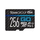 thumbnail image 1 of Tarjeta de memoria TEAMGROUP GO 256GB Micro SDXC UHS-I U3 V30 4K, 1 of 7