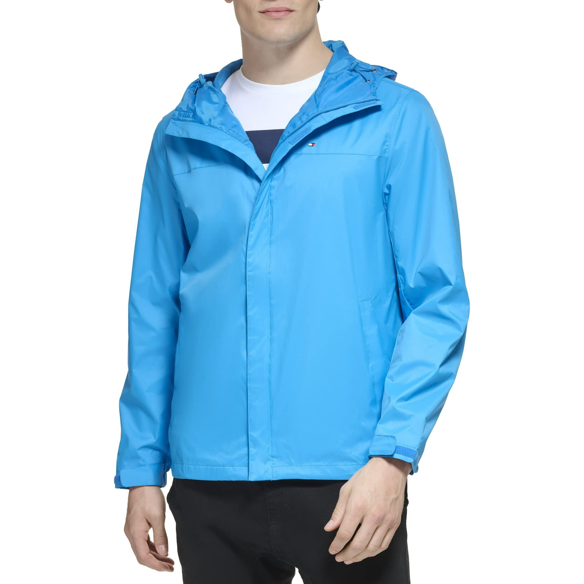 Chaqueta Tommy Hilfiger Ligera Impermeable Para Hombre Azul