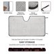 thumbnail image 2 of Hamilton Parasol para Parabrisas Delantero Protector Plegable, Visera Solar para Auto Bloquea Rayos UV Mantiene tu Vehículo Fresco140cm*76cm, 2 of 6