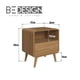 thumbnail image 3 of Velador Retro Un Cajón Roble Oscuro, 3 of 3