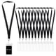 thumbnail image 1 of Lanyards WEZEBEL de 48 unidades, negros, con cierre de seguridad desprendible, resistentes al agua y con portaidentificación, 1 of 6