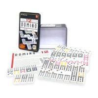 Juego De Mesa Dominó 12 Caja Metálica - Toyng