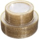 thumbnail image 1 of Platos de plástico Nervure, 102 unidades, dorados, desechables, transparentes, para fiestas, 1 of 9