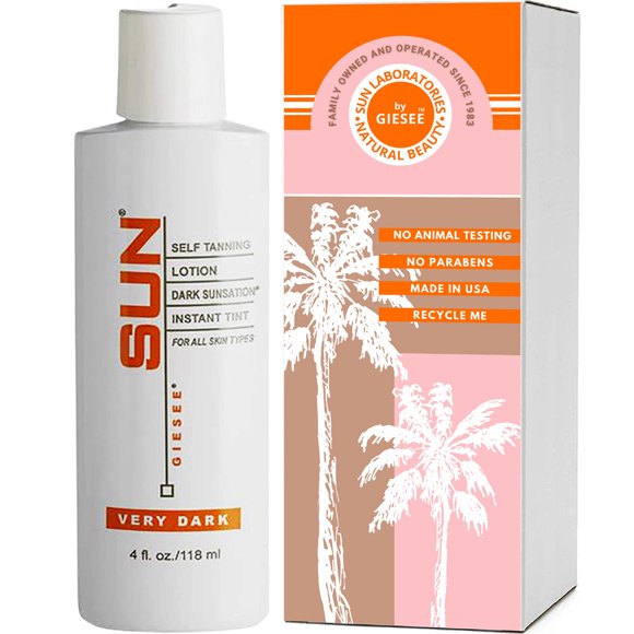 Loción bronceadora sin sol Sun Laboratories Dark Sunsation 120 ml